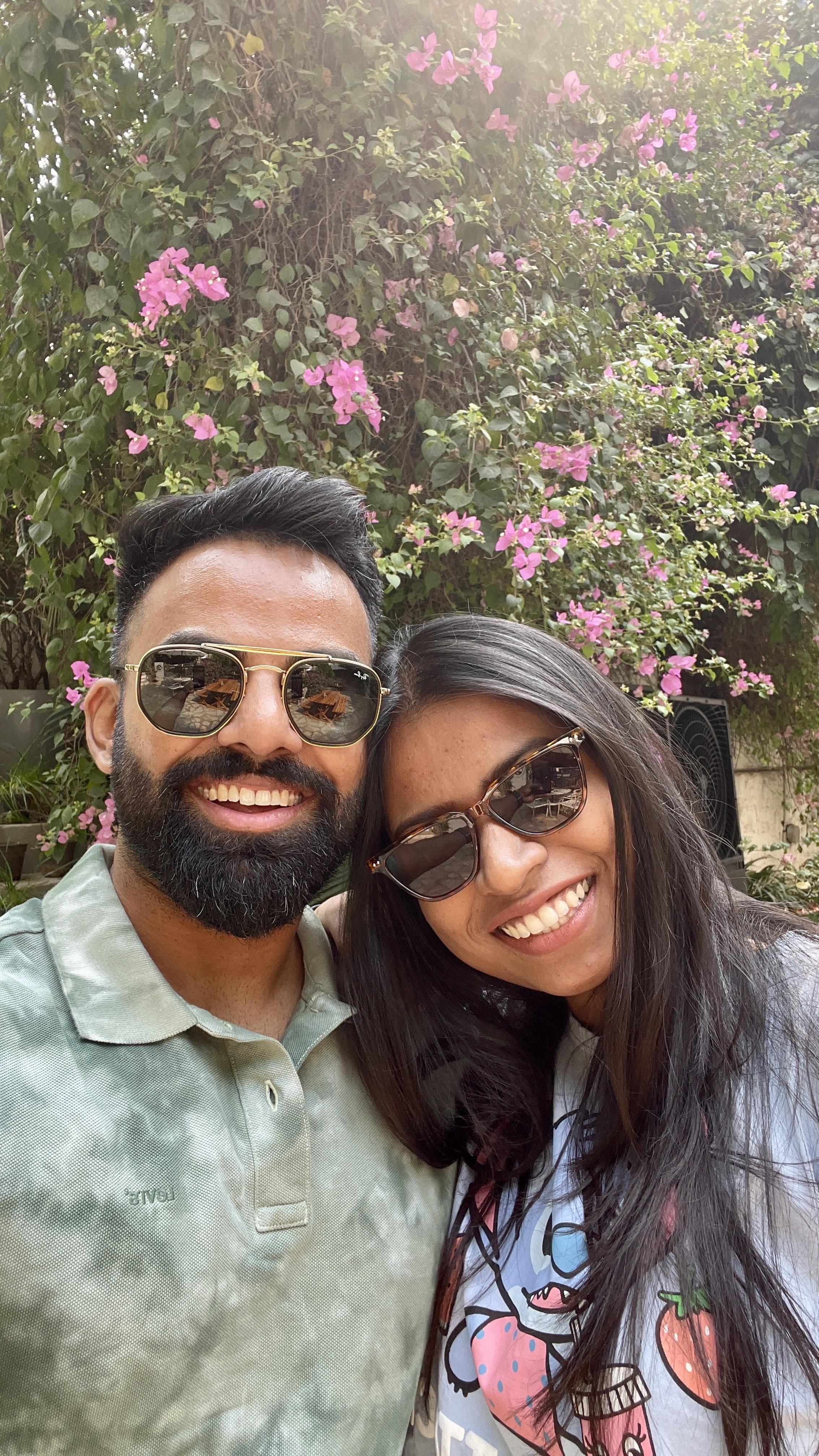 Rhea & Joshua taking a selfie
